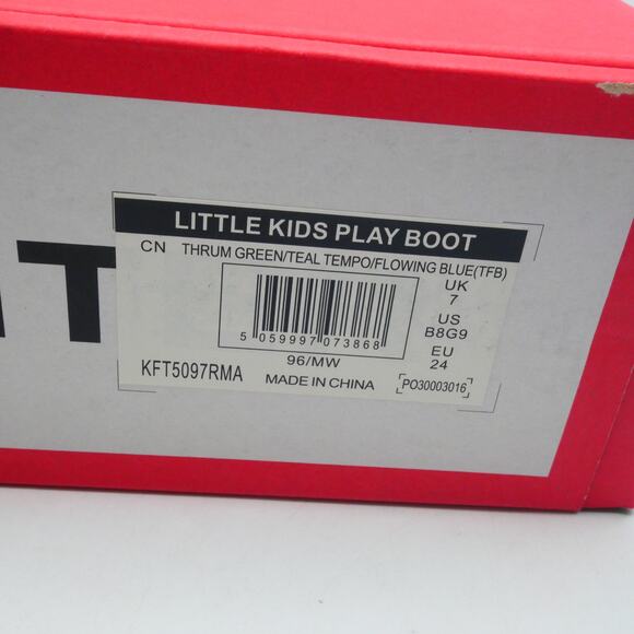 NEW Hunter Play Boots Little Kids Toddler Size 8 Thrum Green Teal UK 7 - Picture 10 of 12